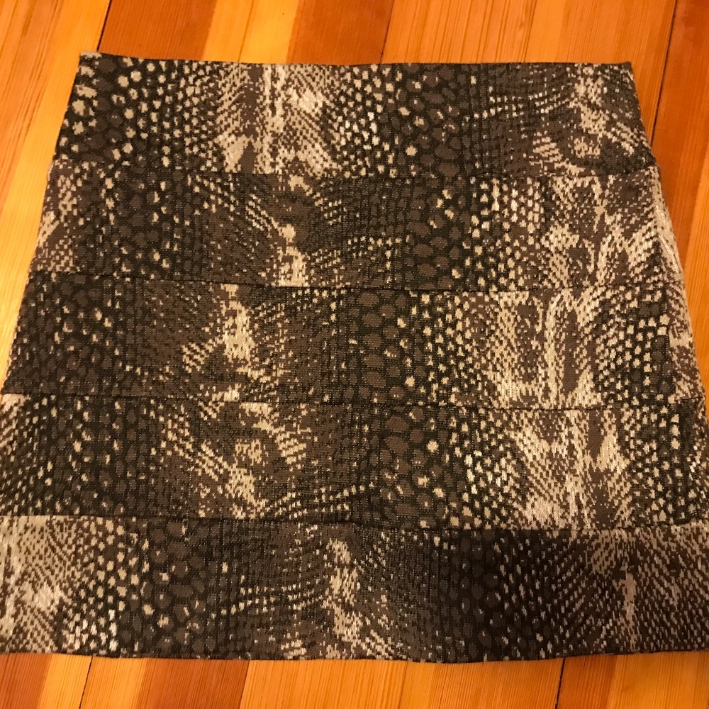 Brown Bodycon Mini Skirt